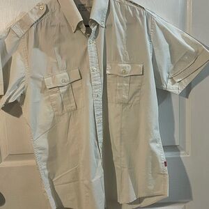 Esprit Beige Casual Button-Down Shirt